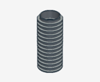 Spring-plunger body M6 — 1.4305 stainless